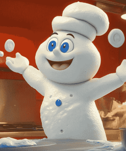 Pillsbury Doughboy Animation Diamond Painting