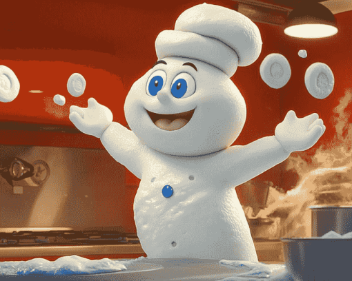 Pillsbury Doughboy Animation Diamond Painting