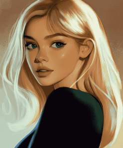 Pink Gwen Stacy Diamond Painting