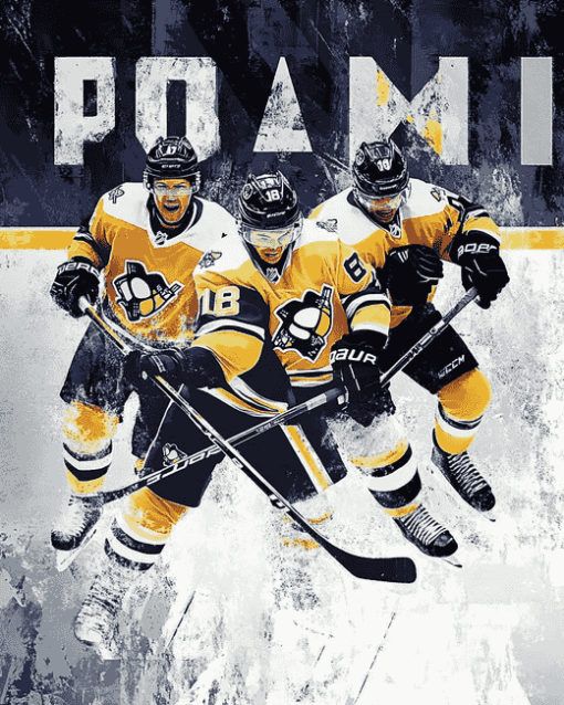 Pittsburgh Penguins Ice Hockey Diamond Painting