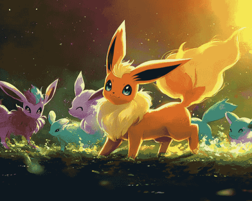 Pokemon Go Character Diamond Painting