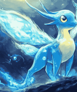 Pokemon Lanturn Art Diamond Painting