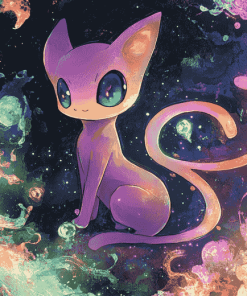 Pokemon Mew Diamond Painting