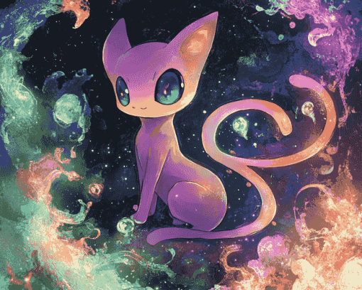 Pokemon Mew Diamond Painting