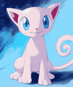 Pokemon Mew Diamond Painting