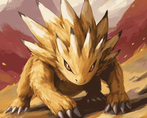 Pokemon Sandslash Anime Diamond Painting