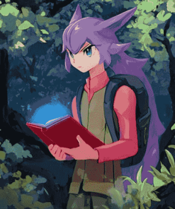 Pokemon Violet Anime Diamond Painting