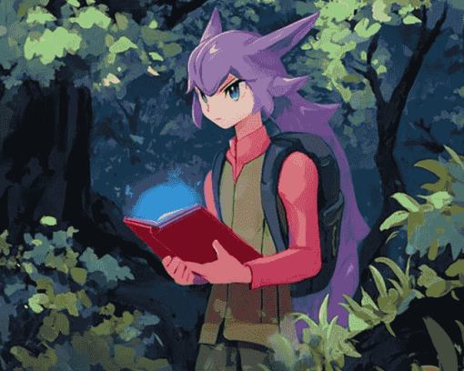 Pokemon Violet Anime Diamond Painting