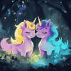 Pokemon and Unicorn Fantasy Diamond Painting