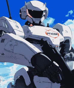 Police Patlabor Robot Anime Diamond Painting