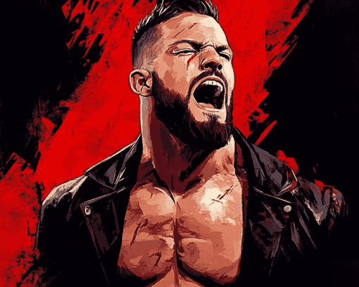 Popular Finn Balor Wrestler Diamond Painting