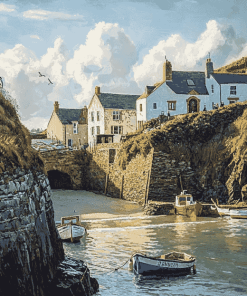 Port Isaac Coastal Scenery Diamond Painting