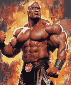 Powerful Bobby Lashley WWE Diamond Painting