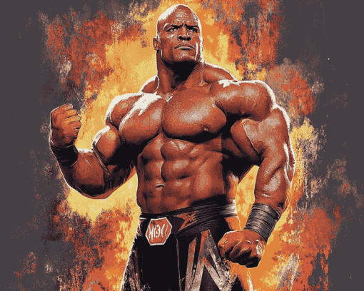 Powerful Bobby Lashley WWE Diamond Painting