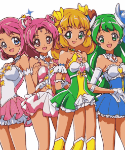 Pretty Cure Anime Diamond Painting