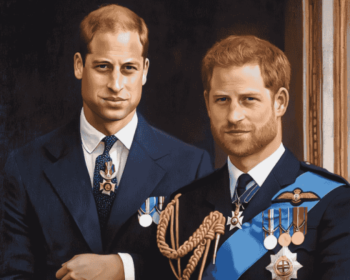 Prince William and Harry Famous Diamond Painting