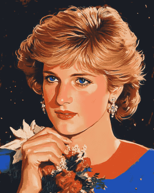 Princess Diana Famous Figure Diamond Painting