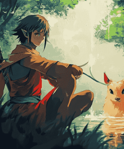 Princess Mononoke Ashitaka Diamond Painting