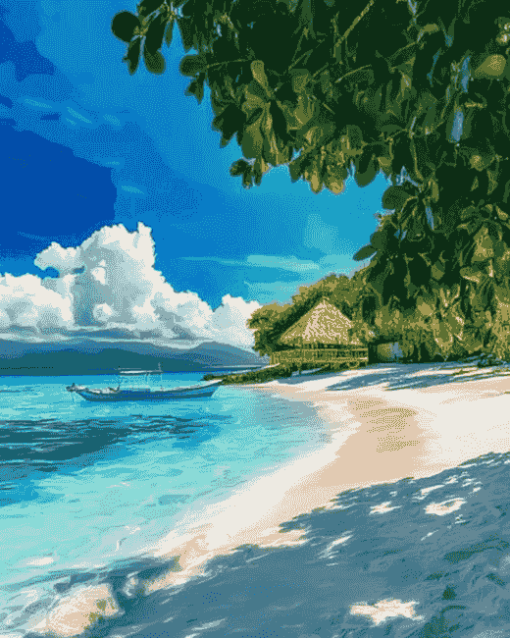 Pristine Cebu Beaches Diamond Painting