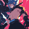 Promare Anime Galo Thymos Diamond Painting