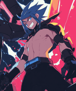 Promare Anime Galo Thymos Diamond Painting