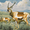 Pronghorn Wildlife Diamond Painting