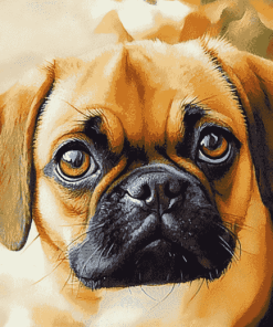 Puggle Puppy Diamond Painting