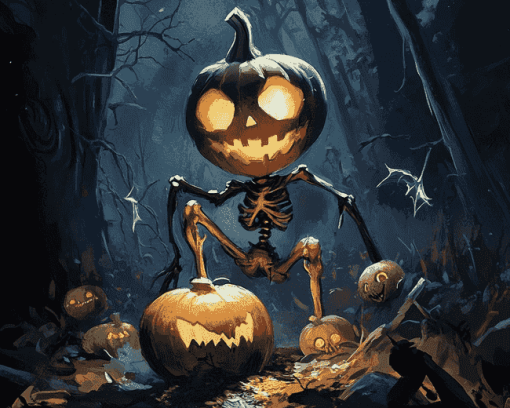 Pumpkin King Halloween Diamond Painting