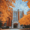 Purdue University Autumn Scenery Diamond Painting