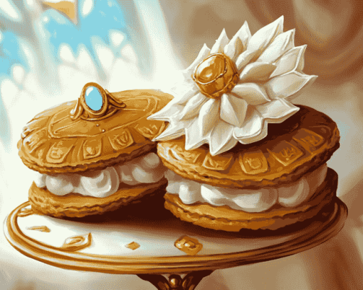 Pure Vanilla Cookie Animation Diamond Painting