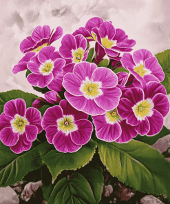 Purple Blossoms Diamond Painting