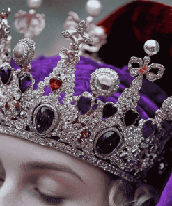 Purple Crown Queen Diamond Painting