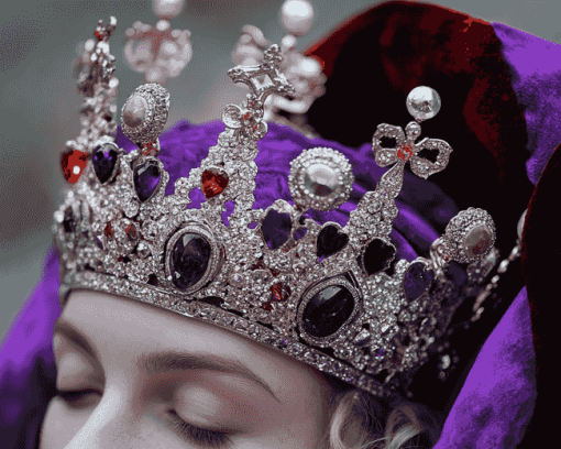 Purple Crown Queen Diamond Painting