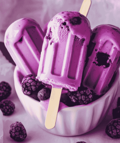 Purple Ice Cream Delight Diamond Painting