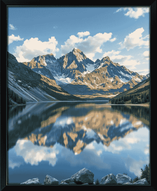 Pyrenees Mountain Scenery Diamond Painting