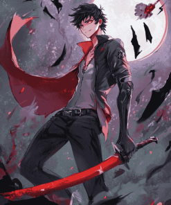 Qrow Branwen RWBY Anime Diamond Painting