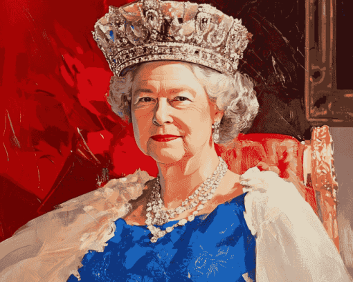 Queen Elizabeth Diamond Painting