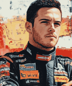 Racing Star Alex Bowman Diamond Painting