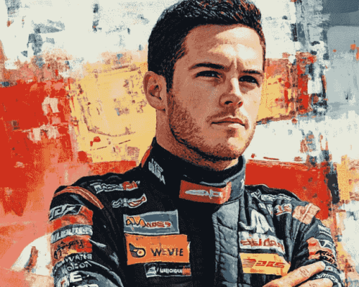 Racing Star Alex Bowman Diamond Painting