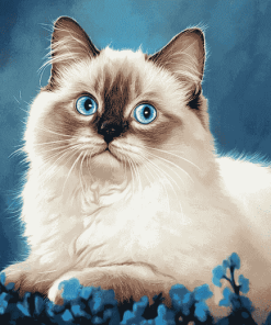 Ragdoll Kitty Diamond Painting