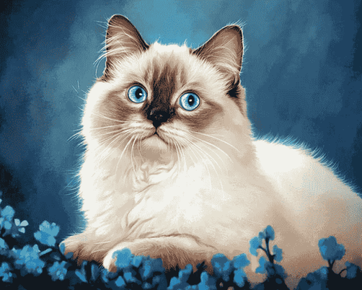 Ragdoll Kitty Diamond Painting