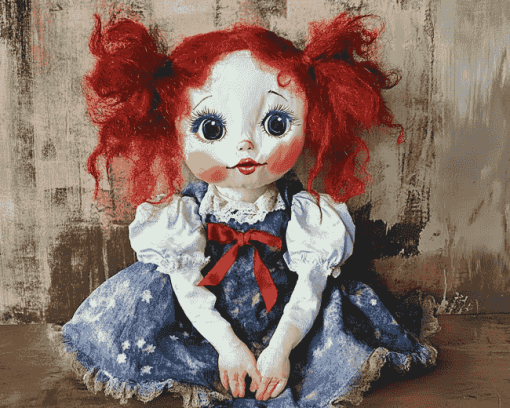 Raggedy Doll Animation Diamond Painting