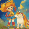 Rainbow Brite Cartoon Diamond Painting