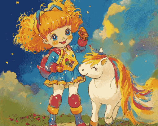 Rainbow Brite Cartoon Diamond Painting