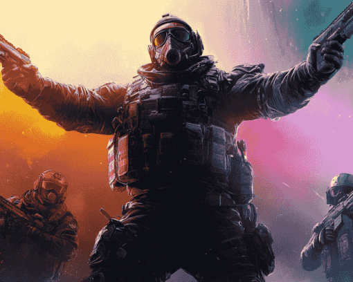 Rainbow Six Siege Animation Diamond Painting