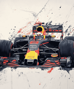 Red Bull F1 Race Car Diamond Painting