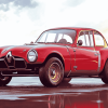 Red Renault Car Diamond Painting