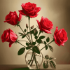 Red Rose Blossoms Diamond Painting