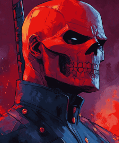 Red Skull Marvel Diamond Painting