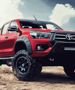 Red Toyota Hilux Truck Diamond Painting